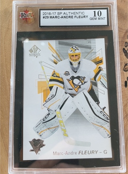 2016-17 SP Authentic #29 Marc-Andre Fleury — front