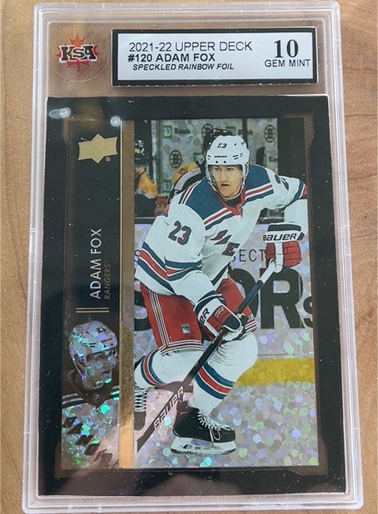 2021-22 Upper Deck #120 Adam Fox — front