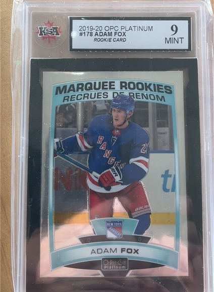 2019-20 O-Pee-Chee Platinum #178 Adam Fox — front