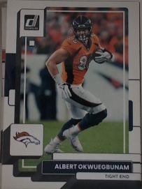 2022 Donruss #265 Albert Okwuegbunam — front