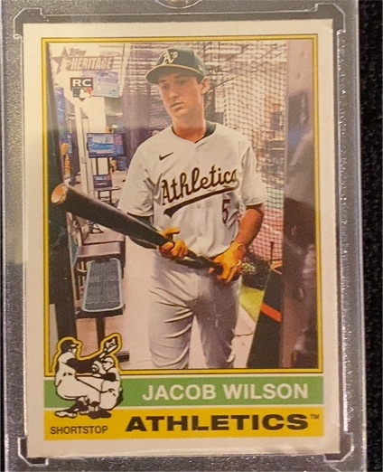 2025 Topps Heritage #15 Jacob Wilson — front