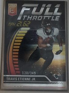 2023 Panini Donruss Elite Full Throttle #FT-TE Travis Etienne Jr. — front