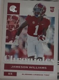 2022 Panini Chronicles Draft Picks #5 Jameson Williams — front