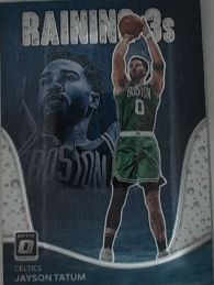 2022-23 Donruss Optic #0 Jayson Tatum Raining 3s — front