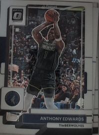 2022-23 Panini Donruss Optic #45 Anthony Edwards — front