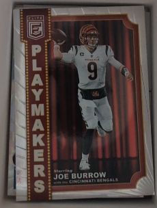 2023 Donruss Elite Playmakers #PM-9 Joe Burrow — front