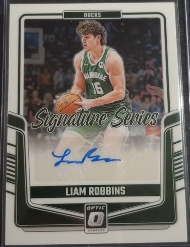 2024-25 Panini Donruss Optic #SS-LIA Liam Robbins Signature Series — front