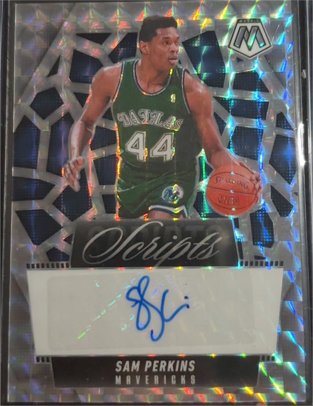 2024 Panini Mosaic Scripts Sam Perkins — front