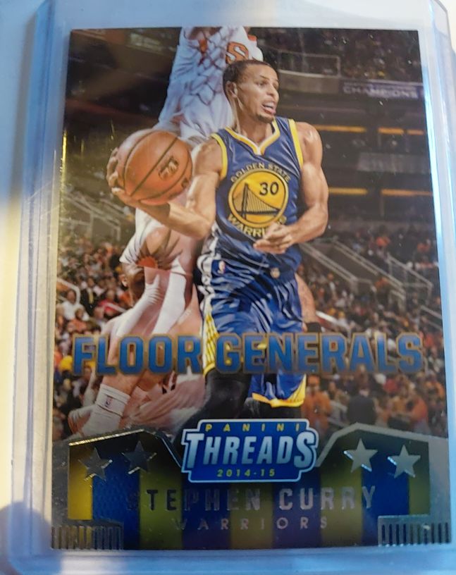 2014-15 Panini Threads Floor Generals #15 Stephen Curry — front