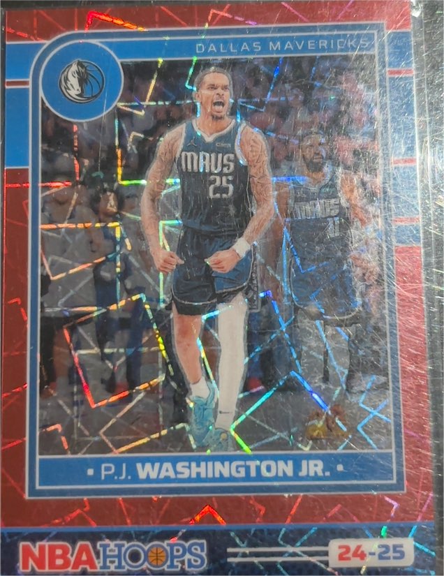 2024-25 Panini NBA Hoops #24-25 P.J. Washington Jr. — front