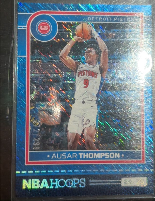 2024-25 Panini NBA Hoops #137 Ausar Thompson — front