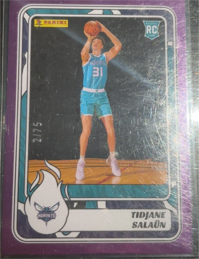 2024-25 Panini #2/75 Tidjane Salaun — front