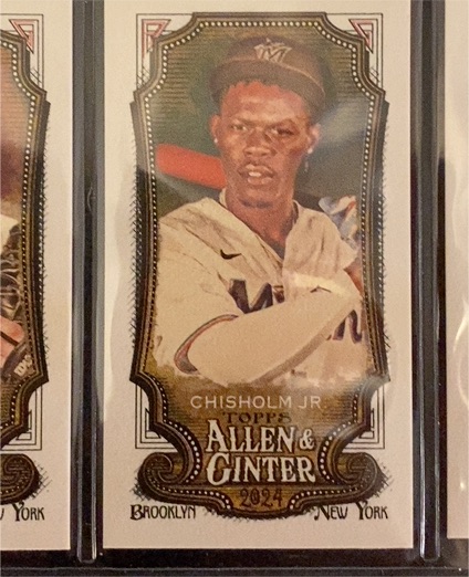 2024 Topps Allen & Ginter #13 Jazz Chisholm Jr — front