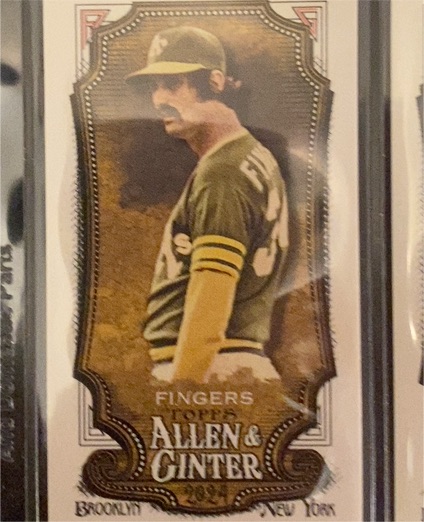 2024 Topps Allen & Ginter #327 Rollie Fingers — front