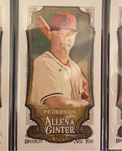 2024 Topps Allen & Ginter #305 Joc Pederson — front
