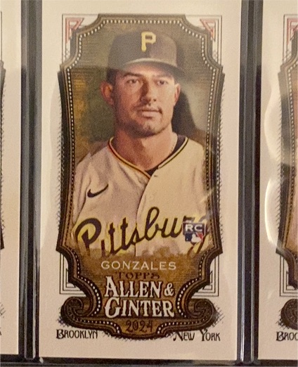 2024 Topps Allen & Ginter #26 Nick Gonzales — front