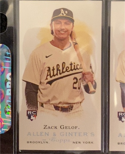 2024 Topps Allen & Ginter #RD-12 Zack Gelof Rookie Design Variation — front