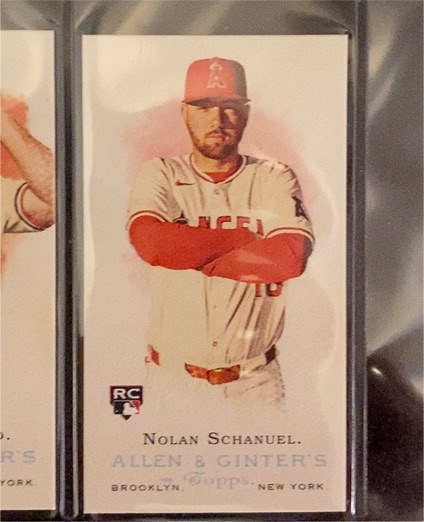 2024 Topps Allen & Ginter #RD-16 Nolan Schanuel Mini Rookie Design Variation — front