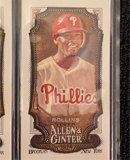 2024 Topps Allen & Ginter #103 Jimmy Rollins — front