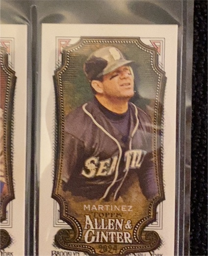 2024 Topps Allen & Ginter #313 Edgar Martinez — front
