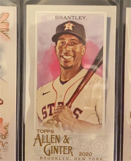 2020 Topps Allen & Ginter #unknown Michael Brantley — front