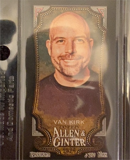 2024 Topps Allen & Ginter Mini #215 Daniel Van Kirk — front