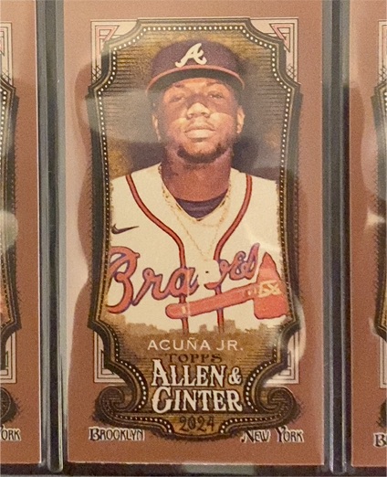2024 Topps Allen & Ginter #20 Ronald Acuña Jr. Mini — front