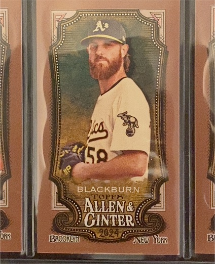 2024 Topps Allen & Ginter #308 Paul Blackburn — front