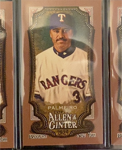 2024 Topps Allen & Ginter #307 Rafael Palmeiro — front