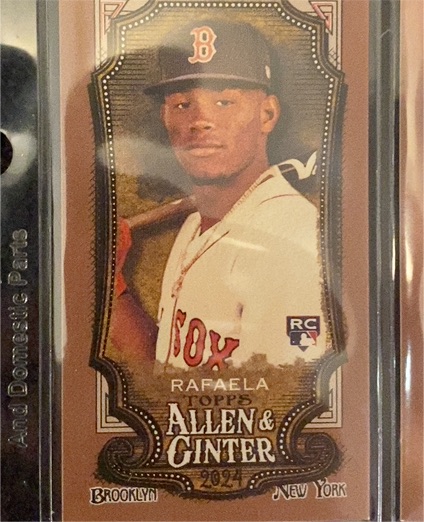 2024 Topps Allen & Ginter #77 Ceddanne Rafaela — front