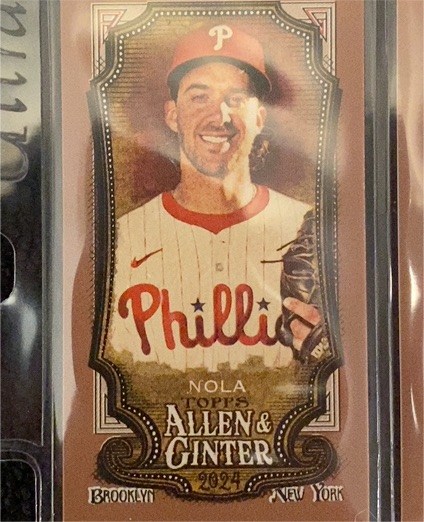 2024 Topps Allen & Ginter Mini #334 Aaron Nola — front