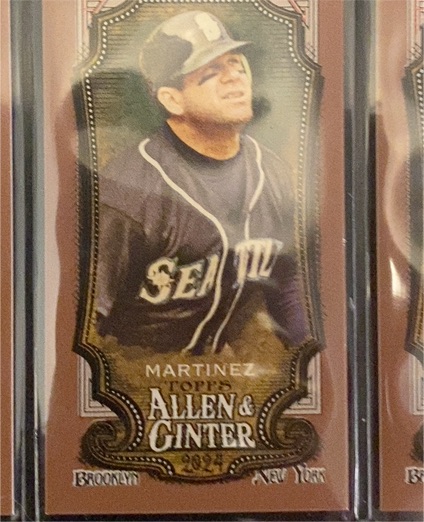 2024 Topps Allen & Ginter Mini #313 Edgar Martinez — front