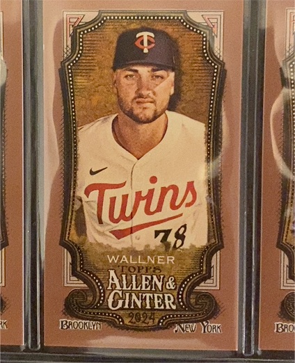 2024 Topps Allen & Ginter #345 Matt Wallner Mini Minnesota Twins — front