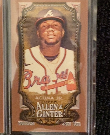 2024 Topps Allen & Ginter #20 Ronald Acuna Jr. Mini — front
