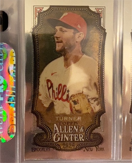 2024 Topps Allen & Ginter #39 Trea Turner — front