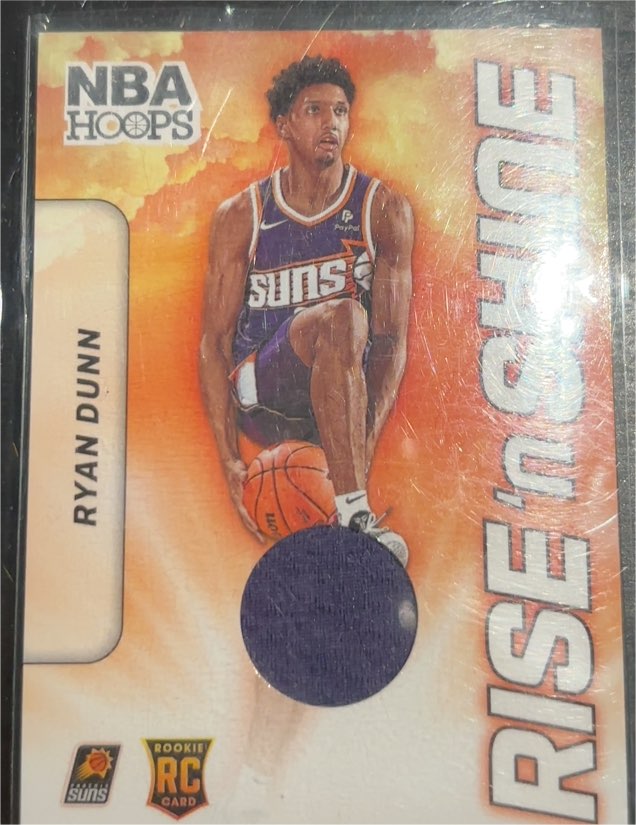 2024-25 Panini NBA Hoops Rise 'n Shine Memorabilia #RSM-RDS Ryan Dunn — front