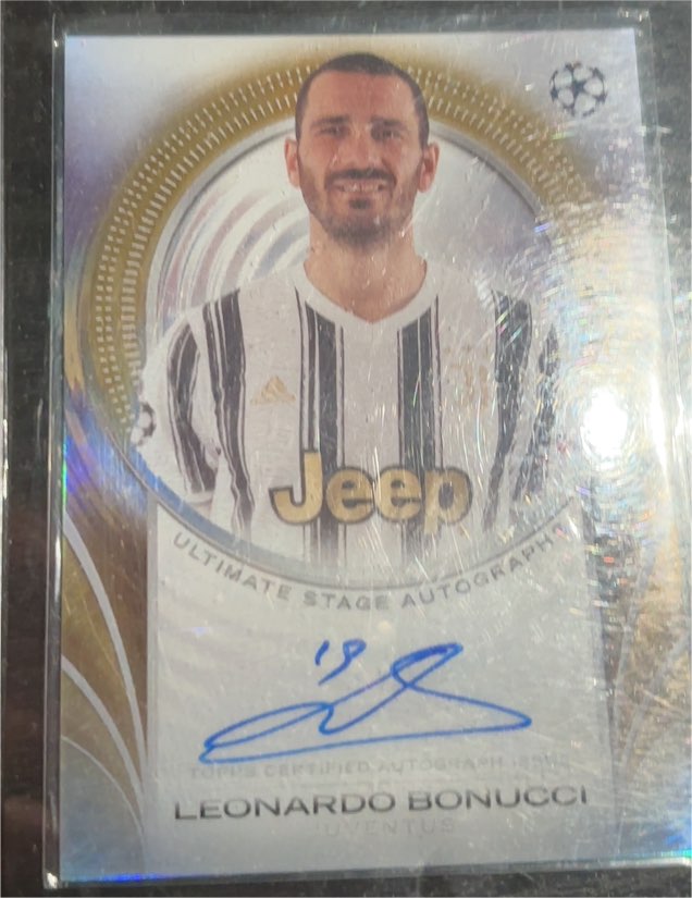 2024-25 Topps UEFA Soccer #USA-LB Leonardo Bonucci Ultimate Stage Autographs — front
