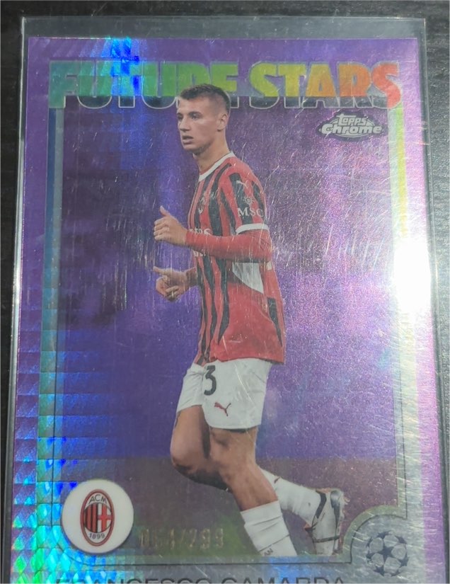 2024-25 Topps Chrome UEFA Club Comps #183 Francesco Camarda — front