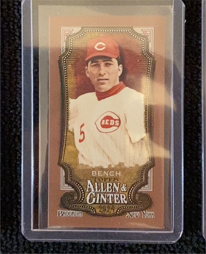 2024 Topps Allen & Ginter #350 Johnny Bench — front