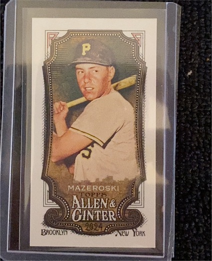 2024 Topps Allen & Ginter Mini #176 Bill Mazeroski — front