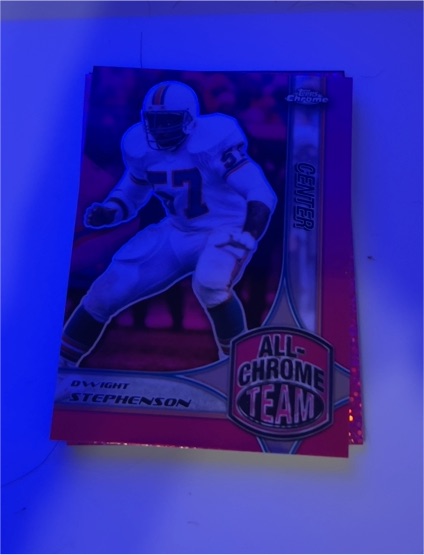 2024 Topps Chrome #ACT-7 Dwight Stephenson All Chrome Team Refractor — front
