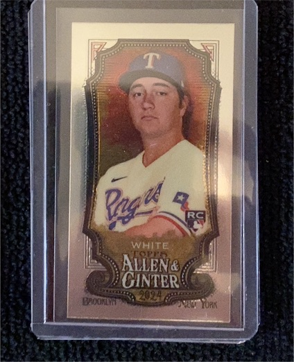 2024 Topps Allen & Ginter Mini #81 Owen White Rookie — front