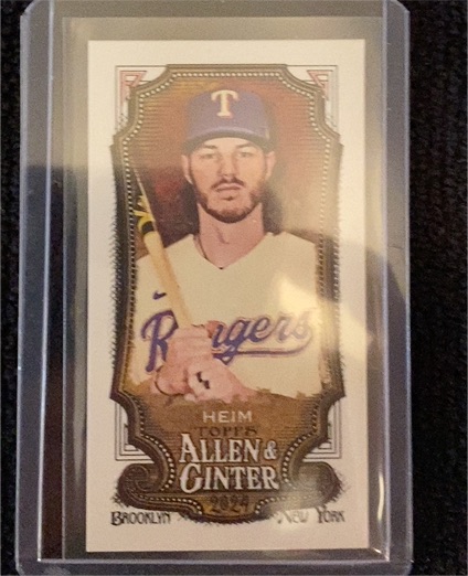 2024 Topps Allen & Ginter #156 Jonah Heim Mini — front