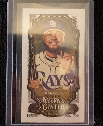2024 Topps Allen & Ginter #92 Junior Caminero — front