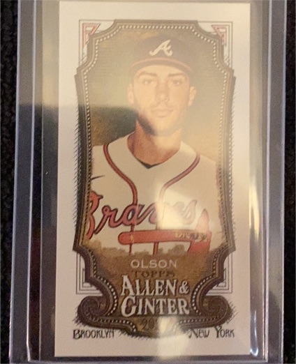 2024 Topps Allen & Ginter #230 Spencer Strider Mini Black Border — front