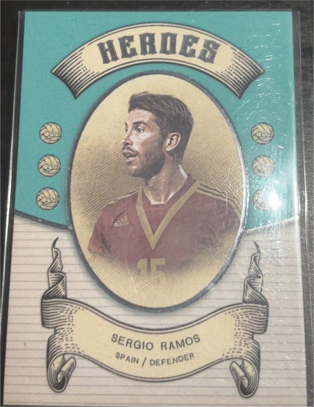 2024 Futera Vintage Soccer Heroes #FH25 Sergio Ramos — front