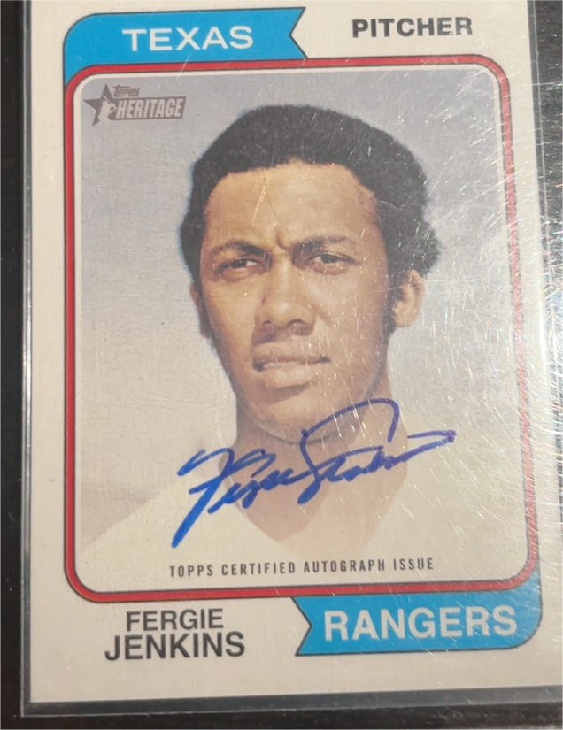 1974 Topps #87 Fergie Jenkins — front