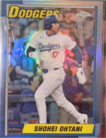 2025 Topps Chrome #90CB-7 Shohei Ohtani — front