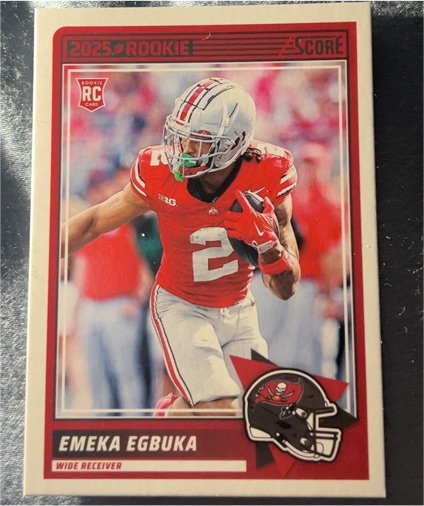 2025 Panini Score #2 Emeka Egbuka — front