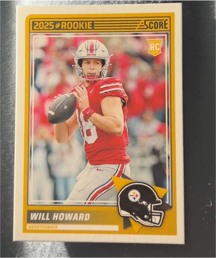 2025 Panini Score #3 Will Howard — front